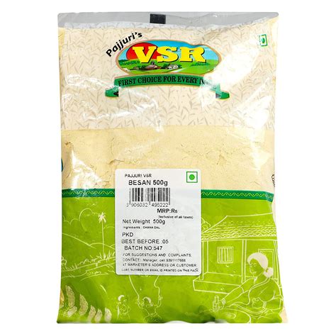 Vsr Pajjuris Besan 500g Pouch Grocery And Gourmet Foods