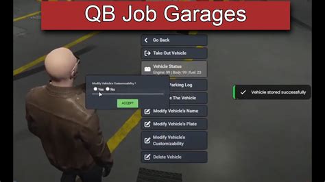 Qbcore Job Garage Qb Sharedgarage Fivem Store Official Store To My