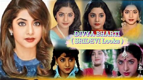 Divya Bharti In Sridevi Looks Youtube