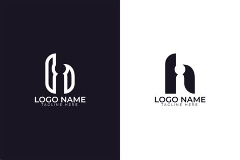 Letter Hi Logo Design Template Graphic By Nicermind · Creative Fabrica