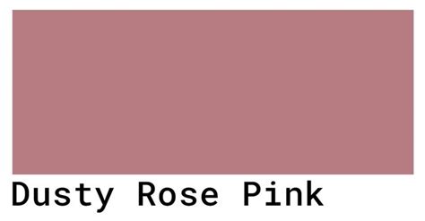 The Dusty Rose Pink Color Is Shown