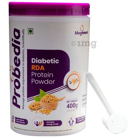 Probedia Diabetic RDA Protein Powder Vanilla Buy Jar Of 400 Gm Powder