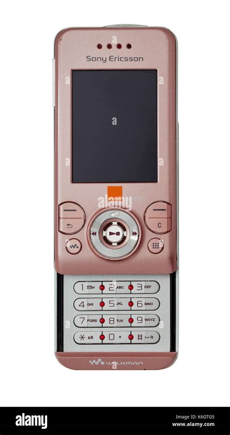 Sony Ericsson W5801 Mobile Slide Up Phone Stock Photo Alamy