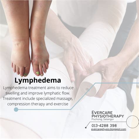 Lymphedema Management Swollen Limbs Evercare Physiotherapy