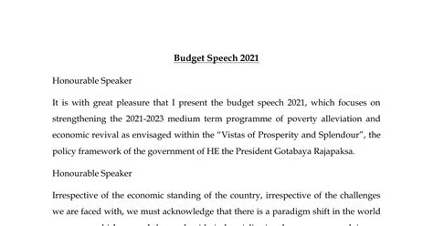 Full budget 2021 speech introducing the supply bill (2021) in dewan rakyat friday, 6 november 2020 theme: Budget speech - 2021 English.pdf | DocDroid