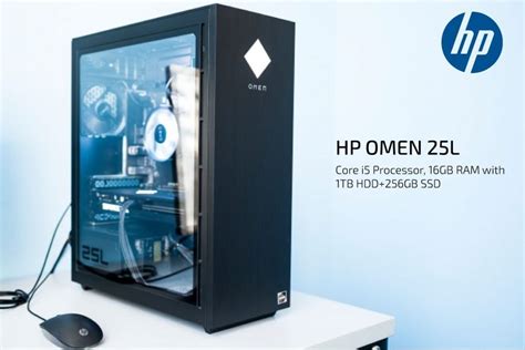 Review Hp Omen 25l Core I5 Processor 16gb Ram With 1tb Hdd256gb Ssd