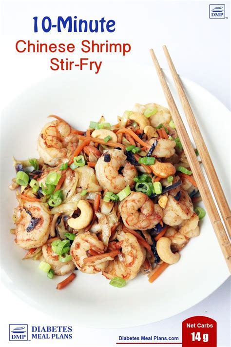 Why diabetic meal planning is important for diabetes type 1 patients? 10-Minute Chinese Shrimp Stir Fry https ...