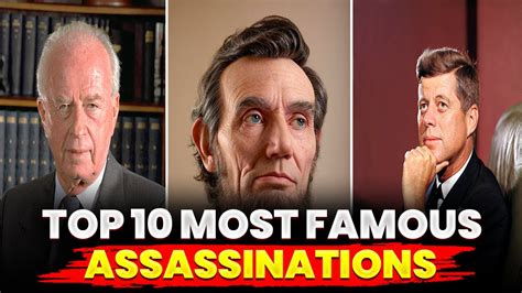 TOP 10 MOST FAMOUS ASSASSINATIONS YouTube