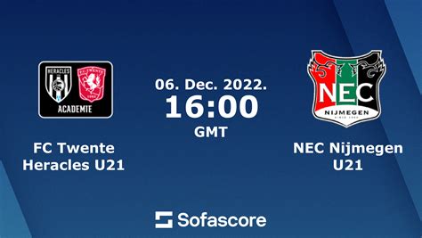 Fc Twente Heracles U21 Vs Nec Nijmegen U21 Live Score H2h And Lineups Sofascore