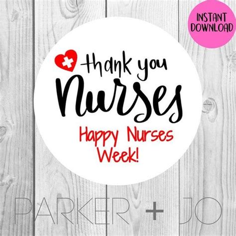 instant download thanks for all you do happy nurses week nurse appreciation week t tags