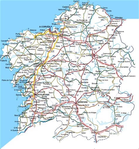 Galicia as a geopolitical entity was created in 1772 with the establishment of the kingdom of galicia and lodomeria, the habsburg monarchy's (later the austrian empire's) easternmost crownland. Mapa de galicia