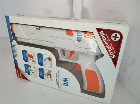 Dreamgear White And Orange Quick Shot Plus Dual Trigger Gun For Nintendo