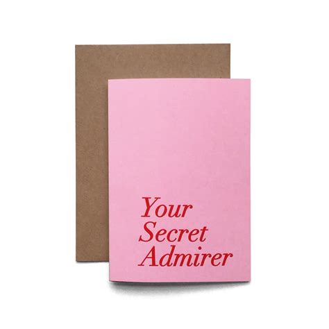 Your Secret Admirer Card
