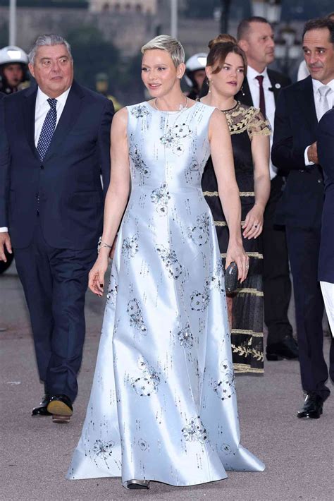 Princess Charlene And Prince Albert Of Monaco Go Glam For Red Cross Ball Gala