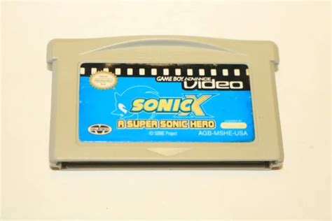 Game Boy Advance Gba Sonic X Vol 1 A Super Sonic Hero Video 1395
