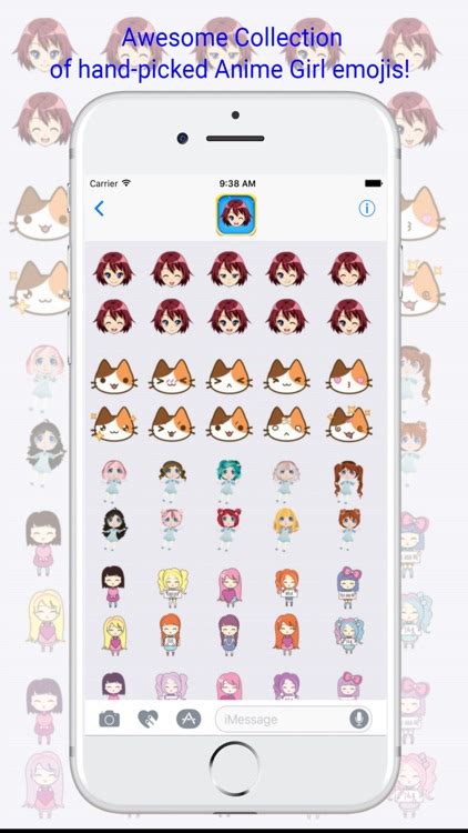 Anime Girl Emoji 80 Anime Girl Emoji Keyboard By Ilya Moskovoy