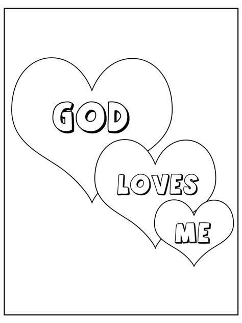 God Is Love Coloring Pages And Show Your Love
