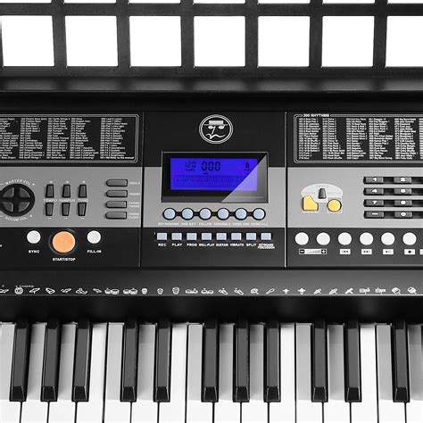 Mustar ♬61 Full Size Weighted Keys Electronic Keyboard Digital Piano