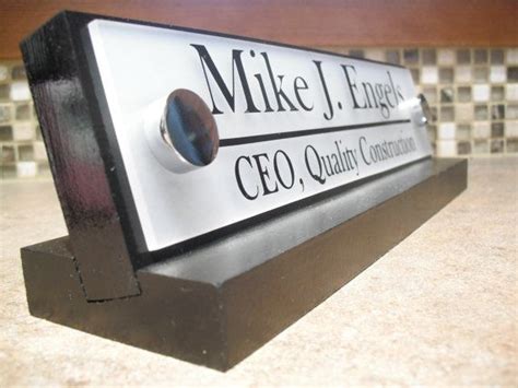 Desk Name Plate Or Graduation Desk Nameplate T Mothers Day Etsy In