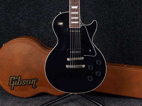 Gibson Les Paul Classic P 90 Ebony Whard Case 2nd Hand Rich Tone Music