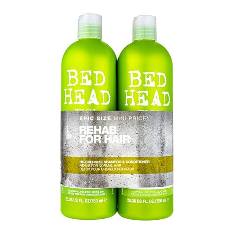 Tigi Bed Head Re Energize Shampoo 750ml Conditioner 750ml Duo Set