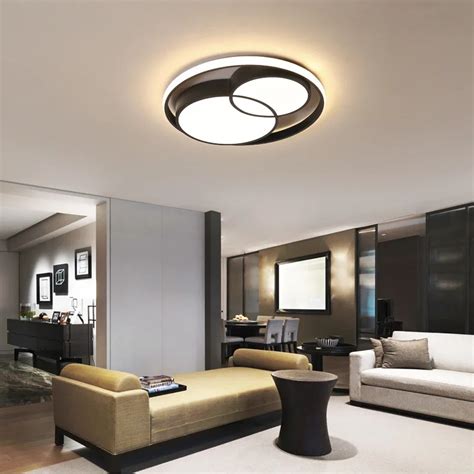 Rustic Home Bedroom 220v Lighting Fixtures Modern Creative Ring Led