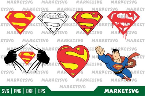 Superman Bundle Svg Superhero Svg Superman Sign Svg Superman Logo