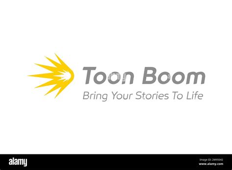 Toon Boom Animation Logo White Background Stock Photo Alamy