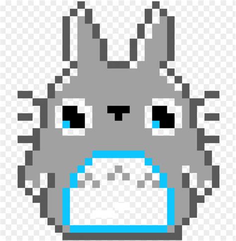 Totoro Cute Pixel Art Totoro Png Image With Transparent Background