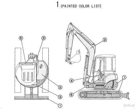 Yanmar Vio50 2 Crawler Backhoe Parts Catalogue Manual Pdf Download