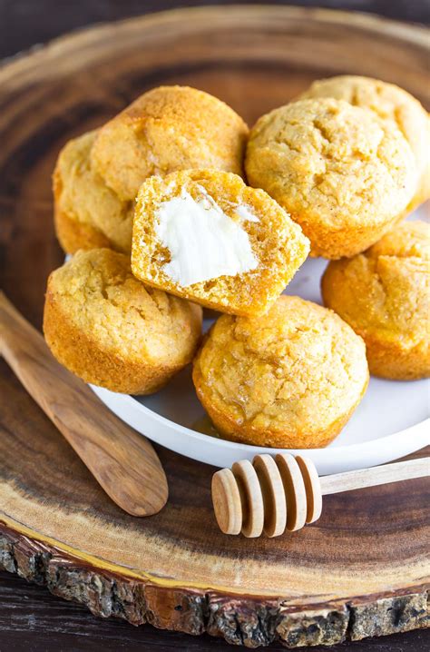 Just crumble the muffins (if they aren't a big mess already!), mix them with eggs, milk, and sweetener, and bake! Sweet Potato Cornbread Muffins - Peas And Crayons