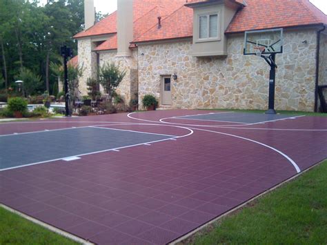Backyard Basketball Courts Home Sport Courts Middle Tennessee
