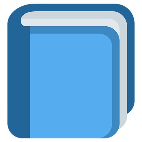Blue Book Emoji Clipart Free Download Transparent Png Creazilla