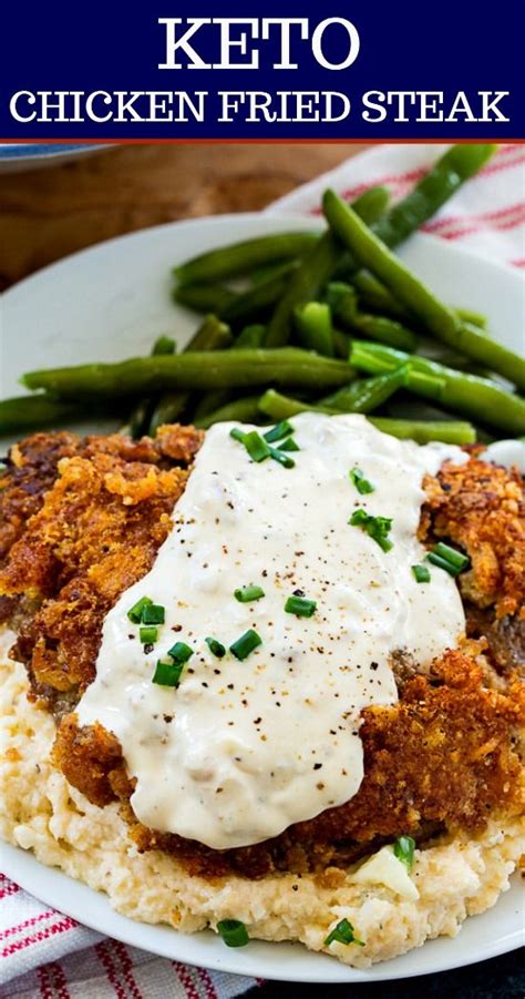 This chicken fried steak is better than any restaurant. Keto Chicken Fried Steak and Gravy - Skinny Southern ...