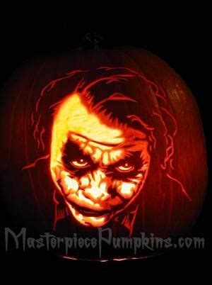Heath Ledger Joker Pumpkin Stencil