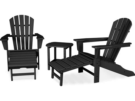 Polywood South Beach Recycled Plastic 3 Piece Ultimate Adirondack