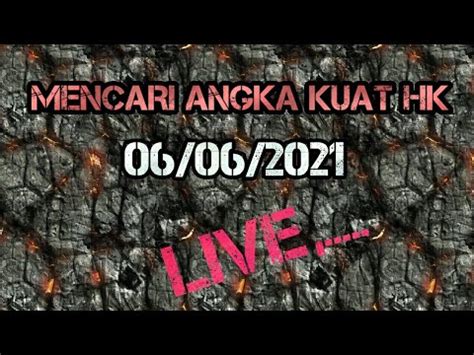 Dari rumus tarikan abadi pasti tembus. Angka kuat hk mlm ini 07,06,2021 - YouTube