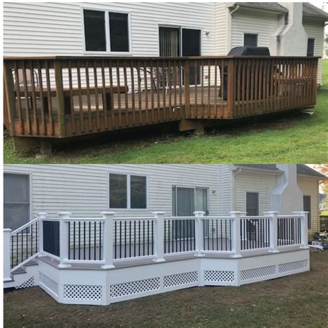Before And After Deck Deck Projects Deck Outdoor Decor
