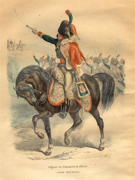 Filenapoleon Chasseur From Guard By Bellange Wikimedia Commons