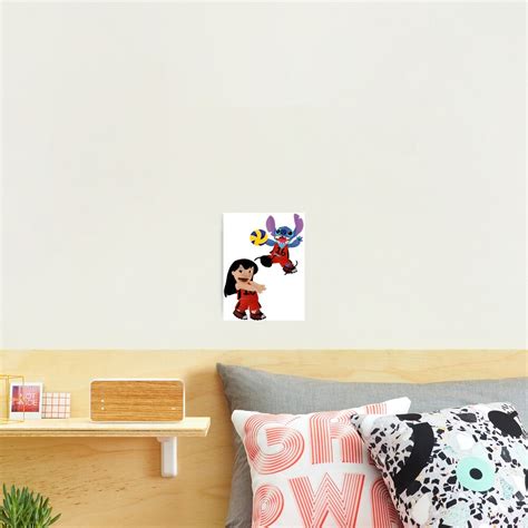 Lilo And Stitch Volleyball Art Photographic Print For Sale By