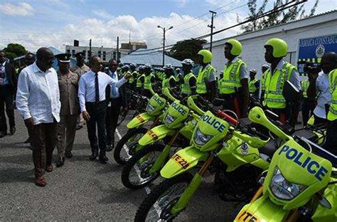 jcf launches public safety and traffic enforcement branch jamaica observer