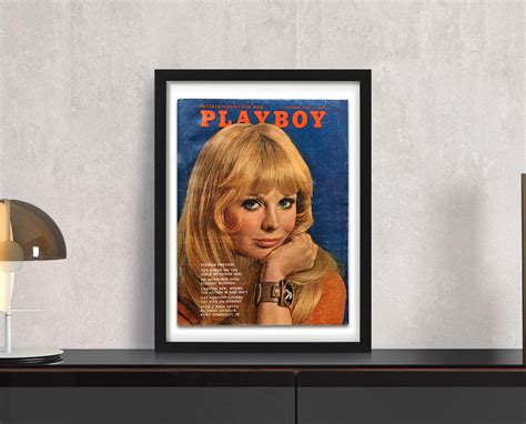 September 1968 Playboy Cover Print - The Curious Desk
