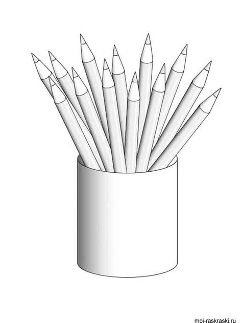 Pencil Coloring Pages