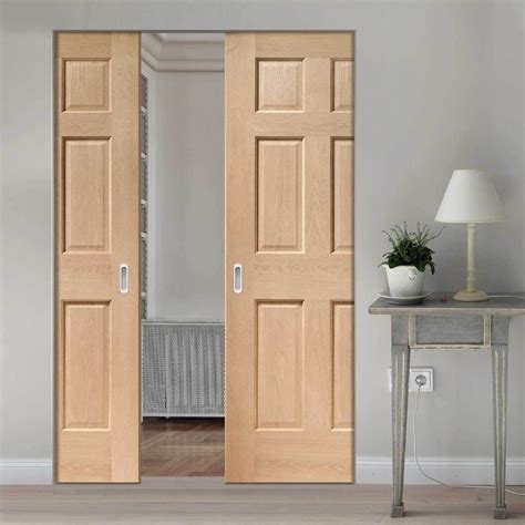 Bespoke Frameless Double Pocket Door Sets For Those With Odd Opening