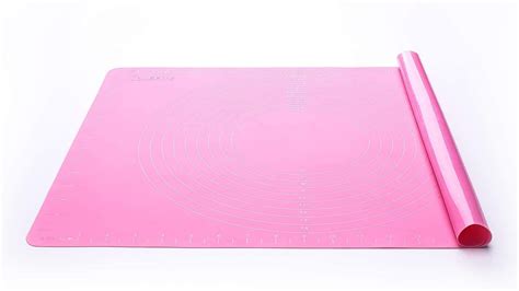 Longfite Silicone Pastry Mat Non Stick Large Baking Mat With