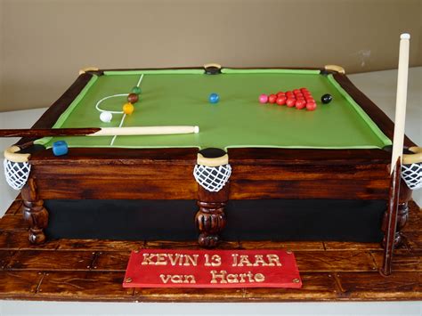 Snooker table cake | Thanks to all the wonderfull cake maker… | Flickr