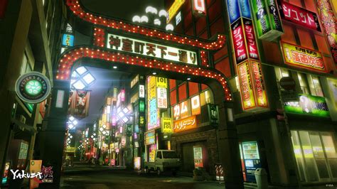 Yakuza City Wallpapers Top Free Yakuza City Backgrounds Wallpaperaccess