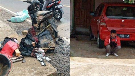 Kami bicara dengan fotografer yang mengambil gambar tersebut untuk mencari tahu ada apa di baliknya. Viral Sepeda Motor Pengantar Paket Terbakar, Sebagian ...