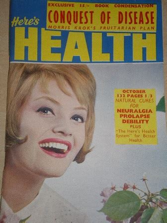 Tilleys Vintage Magazines HERES HEALTH Magazine October Issue For Sale Original