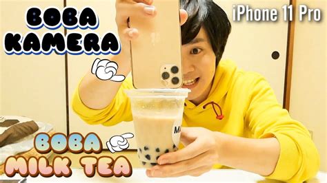 Iphone 11 Pro Boba Camera Masukin Ke Boba Milk Tea Youtube